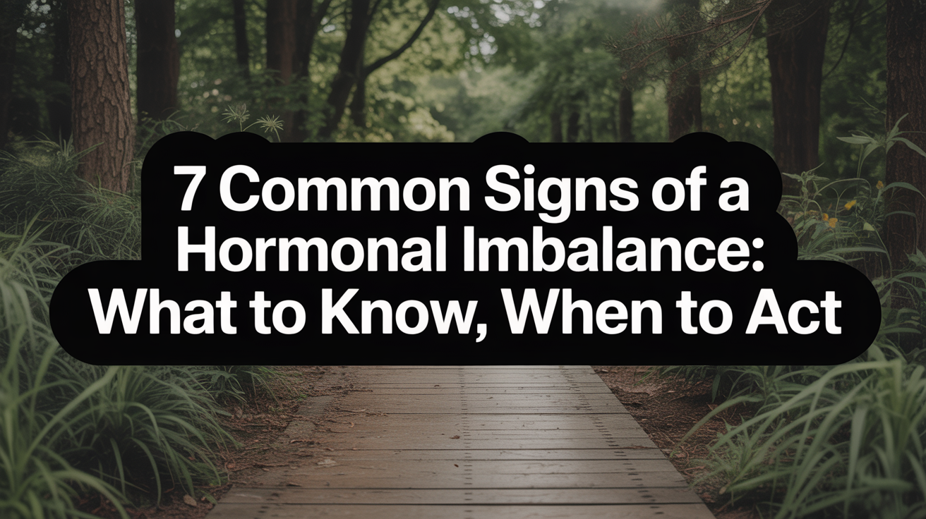 7 Common Signs of a Hormonal Imbalance: What to Know, When to Act
