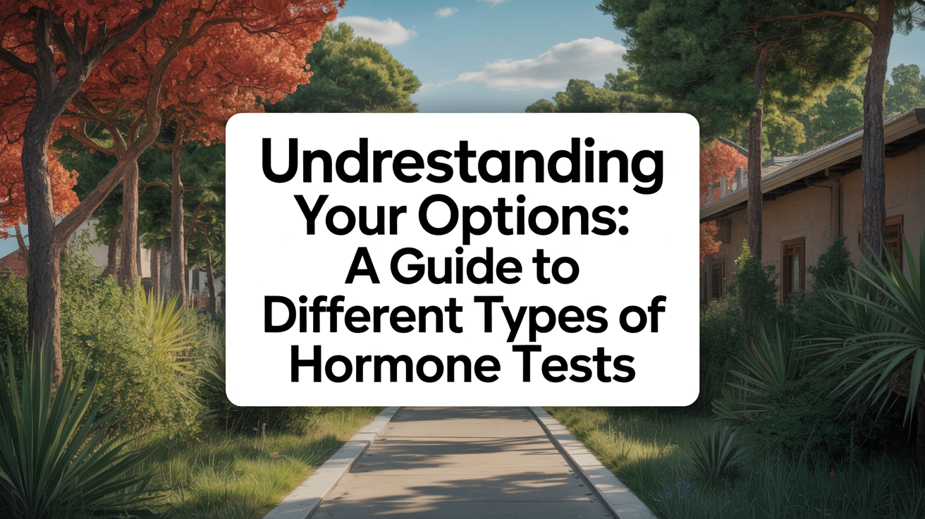 Understanding Your Options: A Guide to Different Types of Hormone Tests
