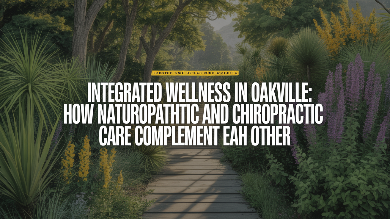 Integrated Wellness in Oakville: How Naturopathic and Chiropractic Care Complement Each Other