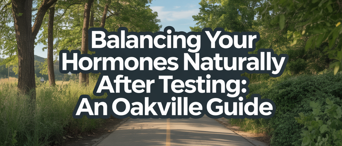 Balancing Your Hormones Naturally After Testing: An Oakville Guide