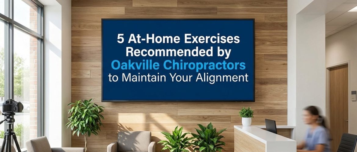 5 At-Home Exercises Recommended by Oakville Chiropractors to Maintain Your Alignment