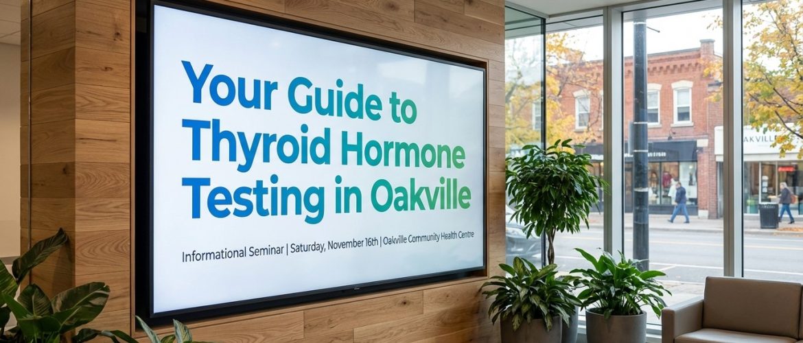 Your Guide to Thyroid Hormone Testing in Oakville