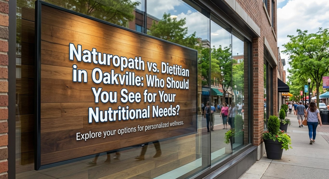Naturopath vs. Dietitian in Oakville: Who Should You See for Your Nutritional Needs?