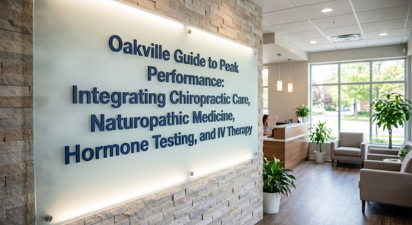 Oakville Guide to Peak Performance: Integrating Chiropractic Care, Naturopathic Medicine, Hormone Testing, and IV Therapy