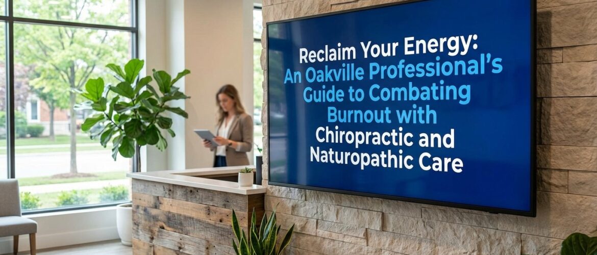 Reclaim Your Energy: An Oakville Professional's Guide to Combating Burnout with Chiropractic and Naturopathic Care