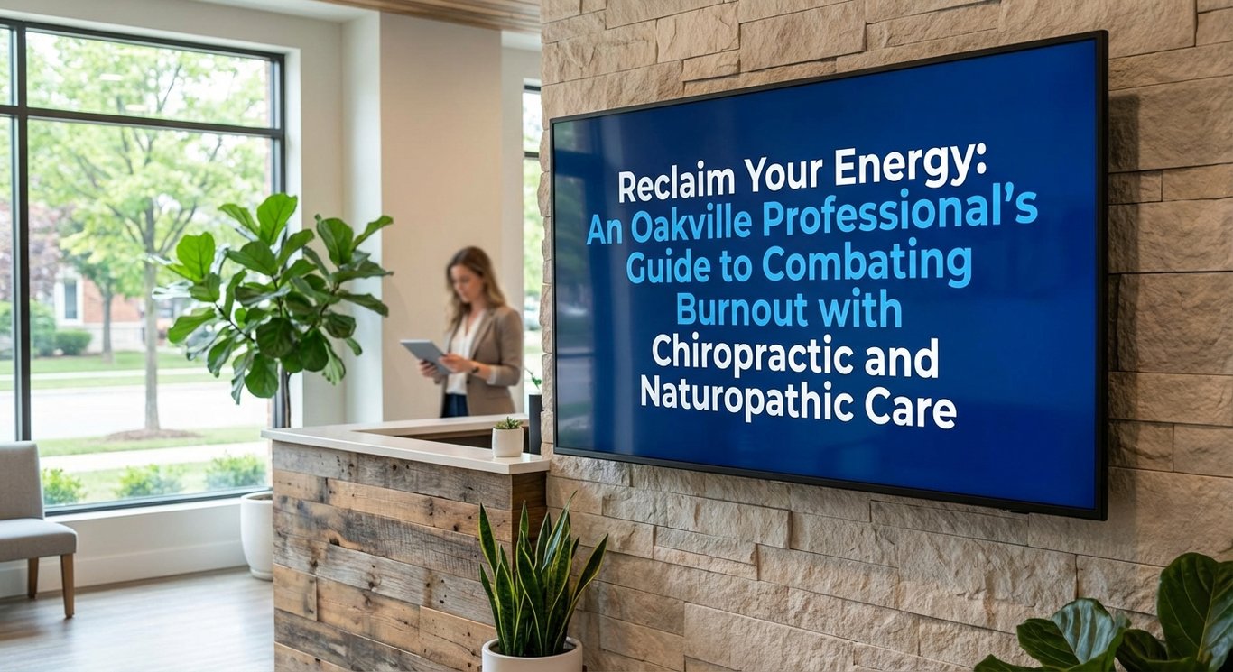 Reclaim Your Energy: An Oakville Professional's Guide to Combating Burnout with Chiropractic and Naturopathic Care