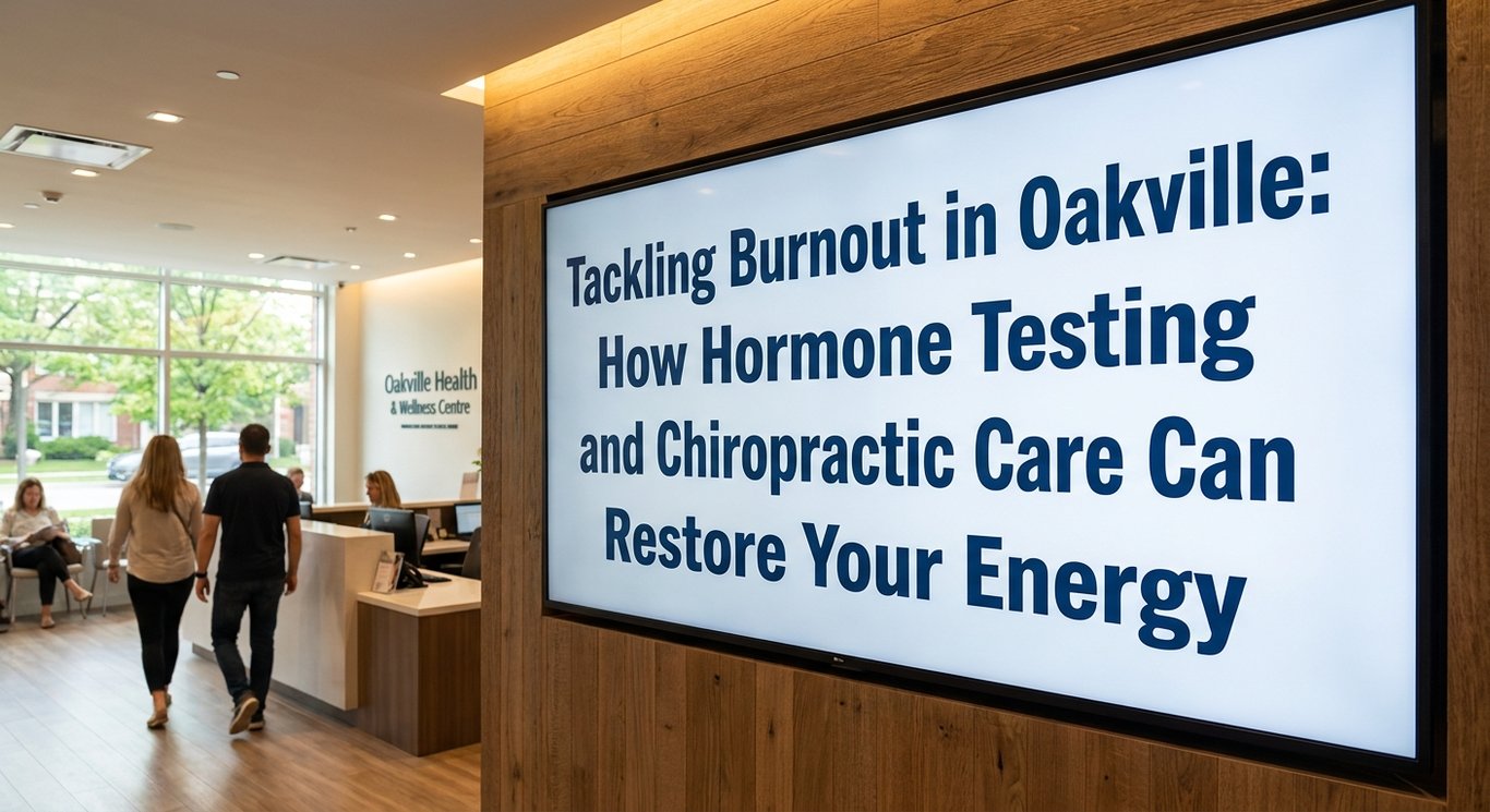 Tackling Burnout in Oakville: How Hormone Testing and Chiropractic Care Can Restore Your Energy