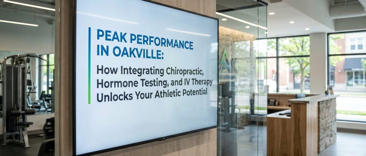 Peak Performance in Oakville: How Integrating Chiropractic, Hormone Testing, and IV Therapy Unlocks Your Athletic Potential
