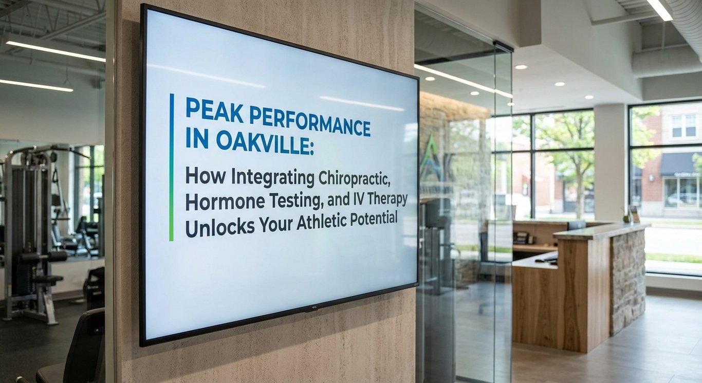 Peak Performance in Oakville: How Integrating Chiropractic, Hormone Testing, and IV Therapy Unlocks Your Athletic Potential