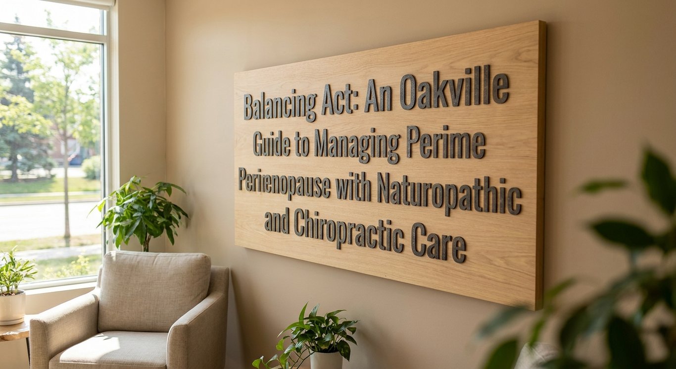 Balancing Act: An Oakville Guide to Managing Perimenopause with Naturopathic and Chiropractic Care
