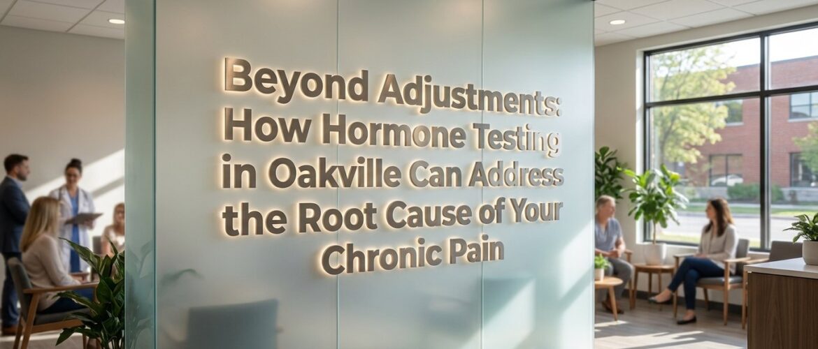 Beyond Adjustments: How Hormone Testing in Oakville Can Address the Root Cause of Your Chronic Pain