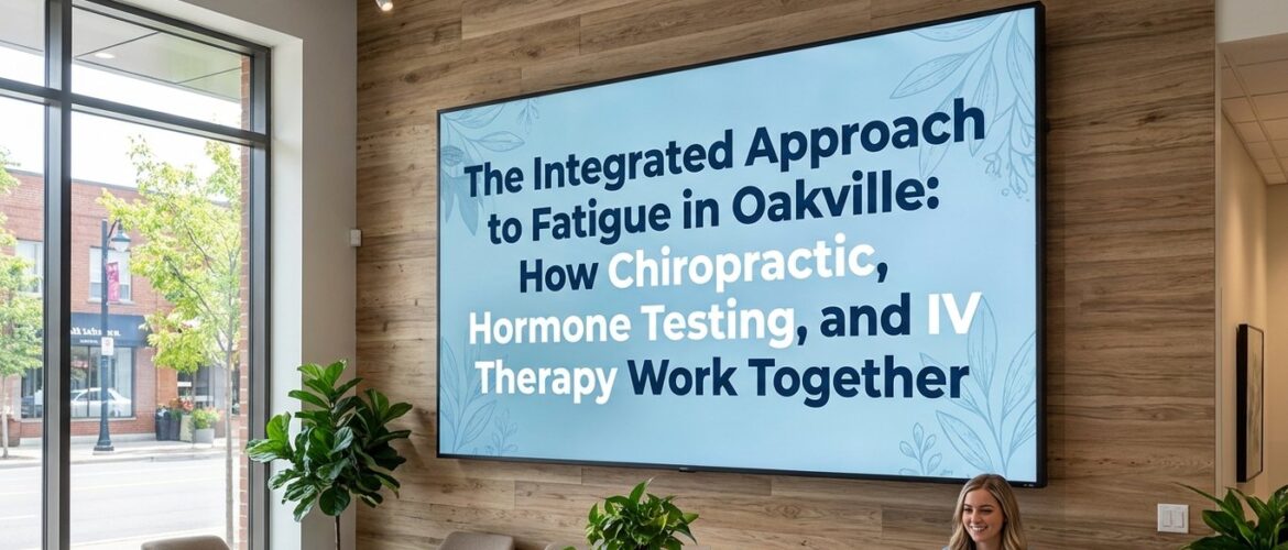 The Integrated Approach to Fatigue in Oakville: How Chiropractic, Hormone Testing, and IV Therapy Work Together