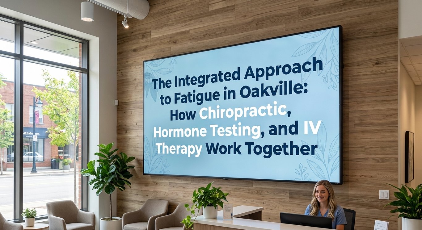 The Integrated Approach to Fatigue in Oakville: How Chiropractic, Hormone Testing, and IV Therapy Work Together