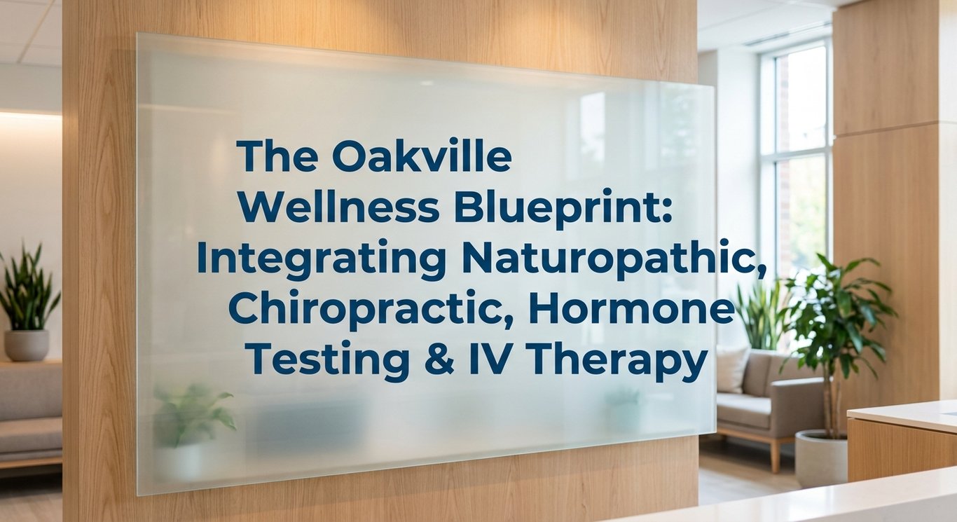 The Oakville Wellness Blueprint: Integrating Naturopathic, Chiropractic, Hormone Testing & IV Therapy