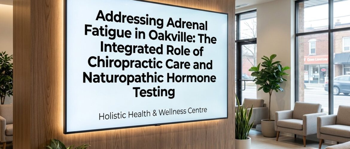 Addressing Adrenal Fatigue in Oakville: The Integrated Role of Chiropractic Care and Naturopathic Hormone Testing