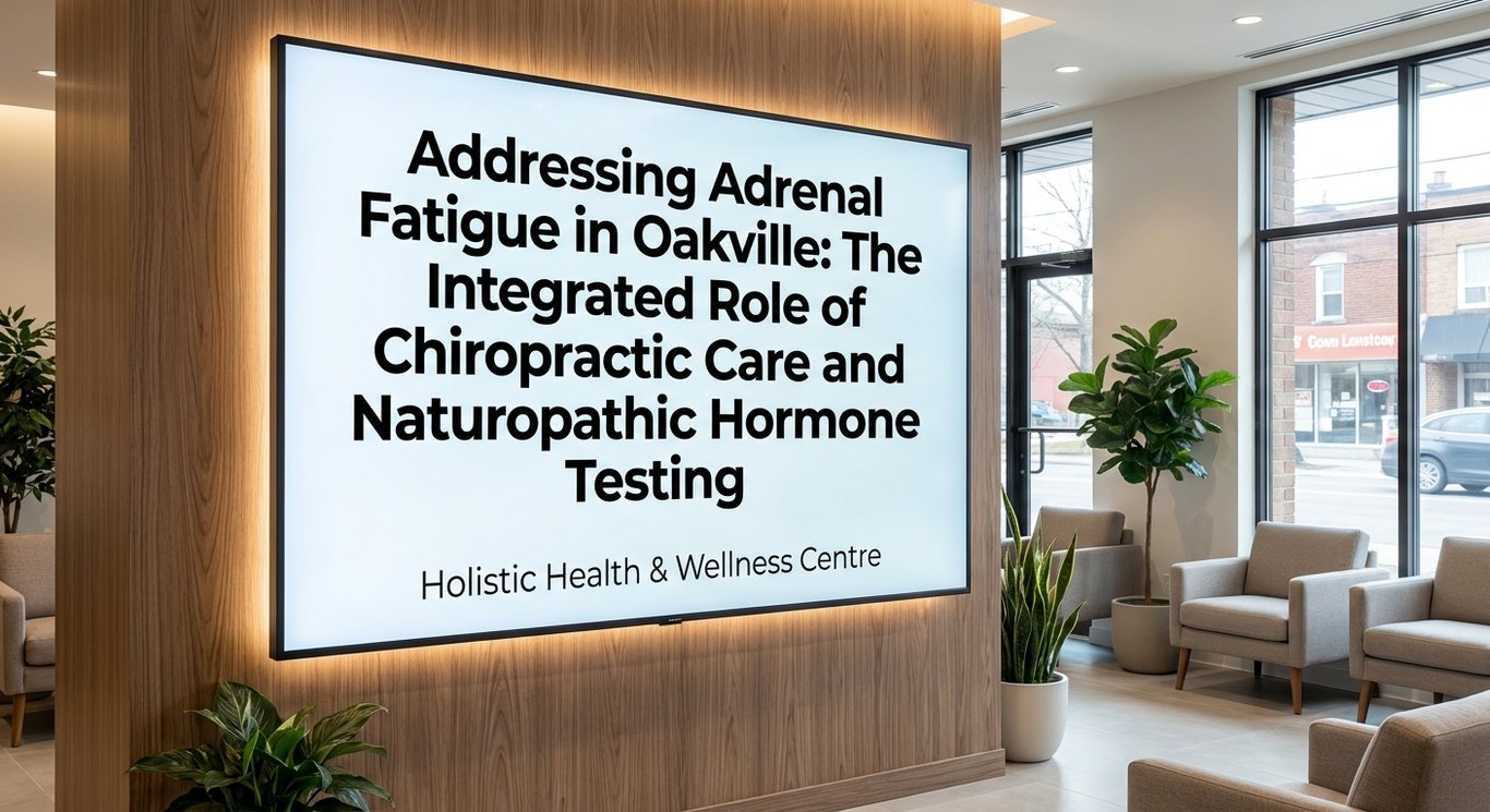Addressing Adrenal Fatigue in Oakville: The Integrated Role of Chiropractic Care and Naturopathic Hormone Testing