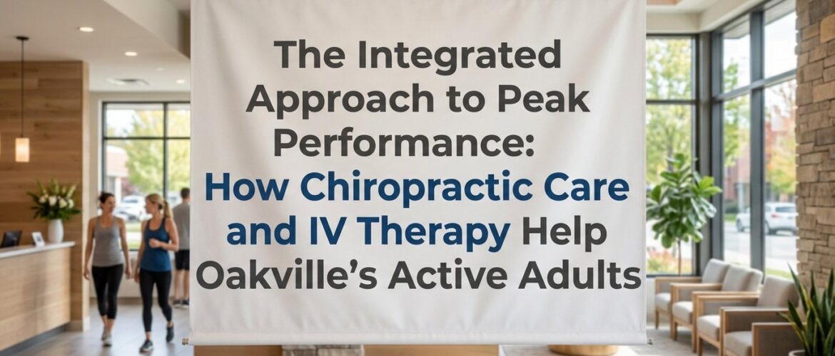 The Integrated Approach to Peak Performance: How Chiropractic Care and IV Therapy Help Oakville's Active Adults
