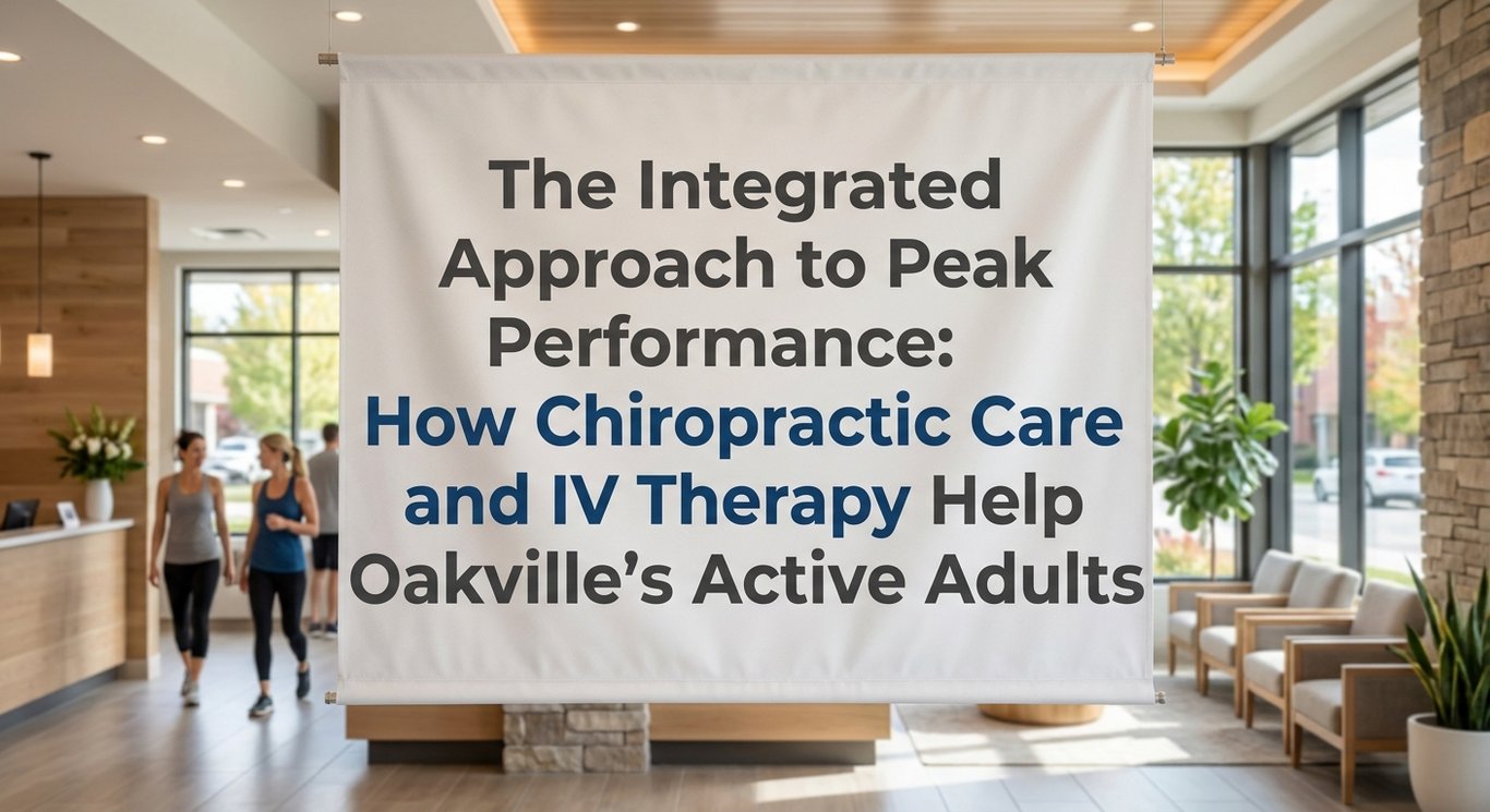 The Integrated Approach to Peak Performance: How Chiropractic Care and IV Therapy Help Oakville's Active Adults