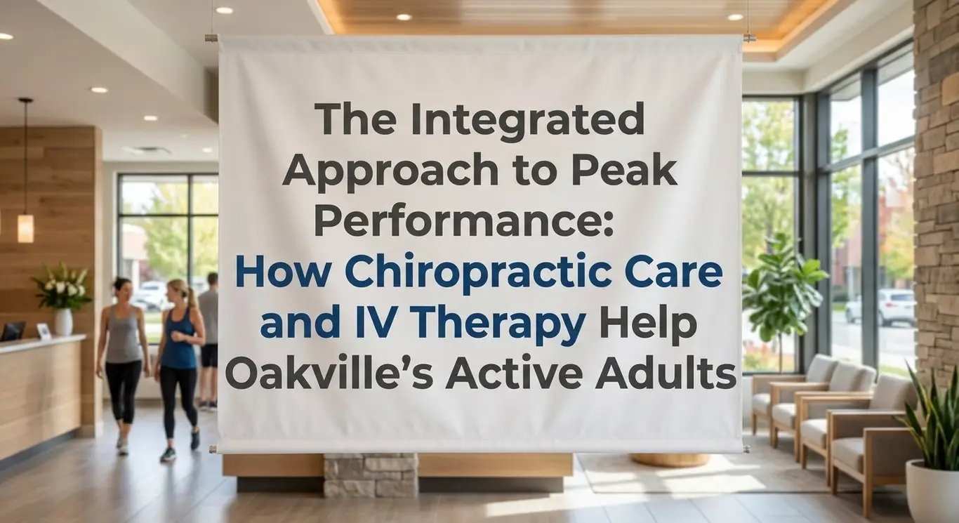 The Integrated Approach to Peak Performance: How Chiropractic Care and IV Therapy Help Oakville's Active Adults