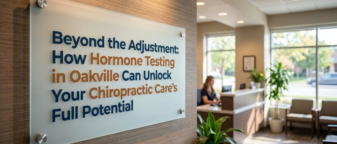 Beyond the Adjustment: How Hormone Testing in Oakville Can Unlock Your Chiropractic Care's Full Potential