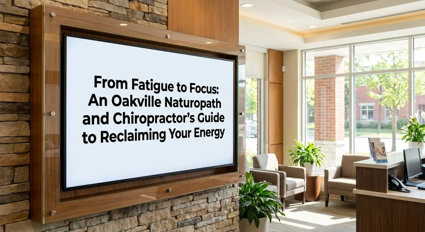 From Fatigue to Focus: An Oakville Naturopath and Chiropractor's Guide to Reclaiming Your Energy