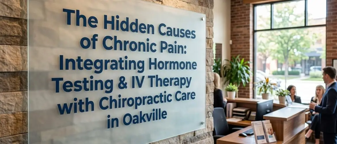 The Hidden Causes of Chronic Pain: Integrating Hormone Testing & IV Therapy with Chiropractic Care in Oakville