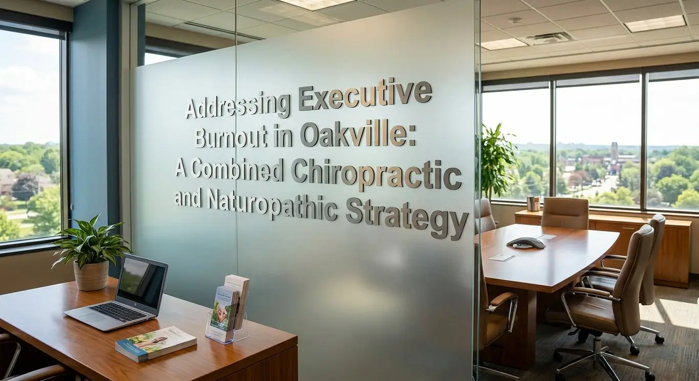 Addressing Executive Burnout in Oakville: A Combined Chiropractic and Naturopathic Strategy