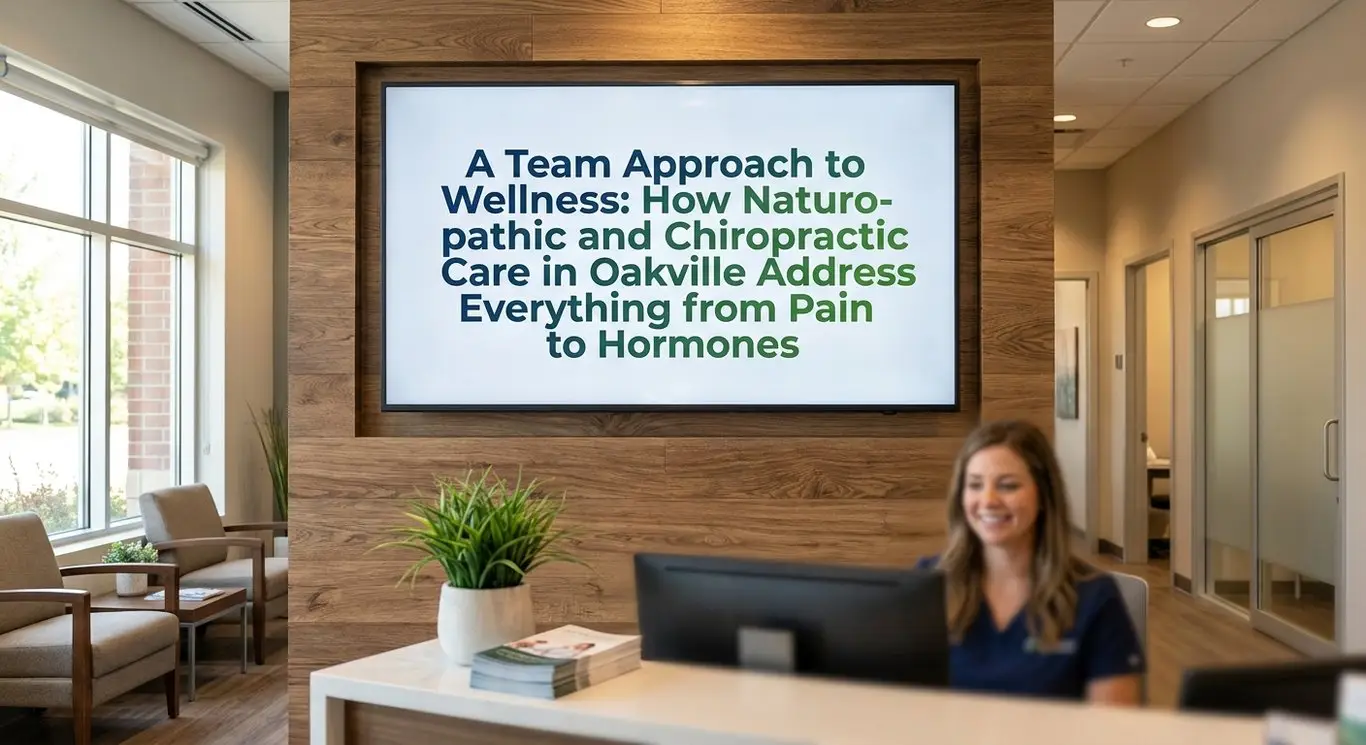 A Team Approach to Wellness: How Naturopathic and Chiropractic Care in Oakville Address Everything from Pain to Hormones