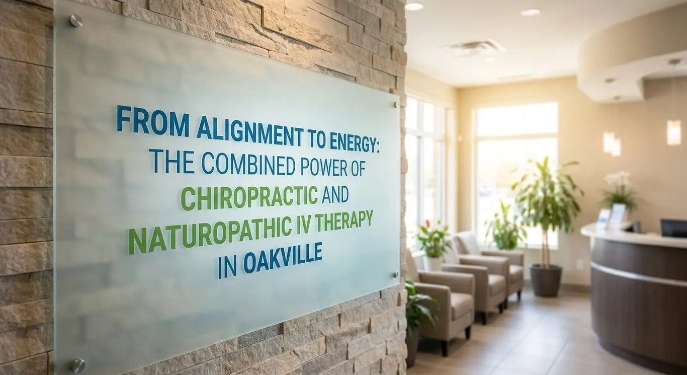 From Alignment to Energy: The Combined Power of Chiropractic and Naturopathic IV Therapy in Oakville