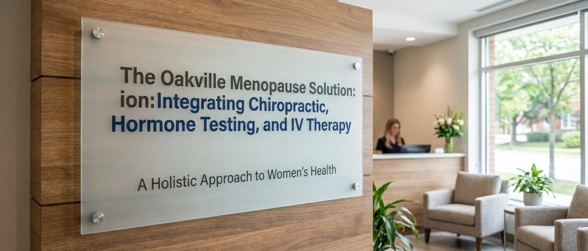 The Oakville Menopause Solution: Integrating Chiropractic, Hormone Testing, and IV Therapy