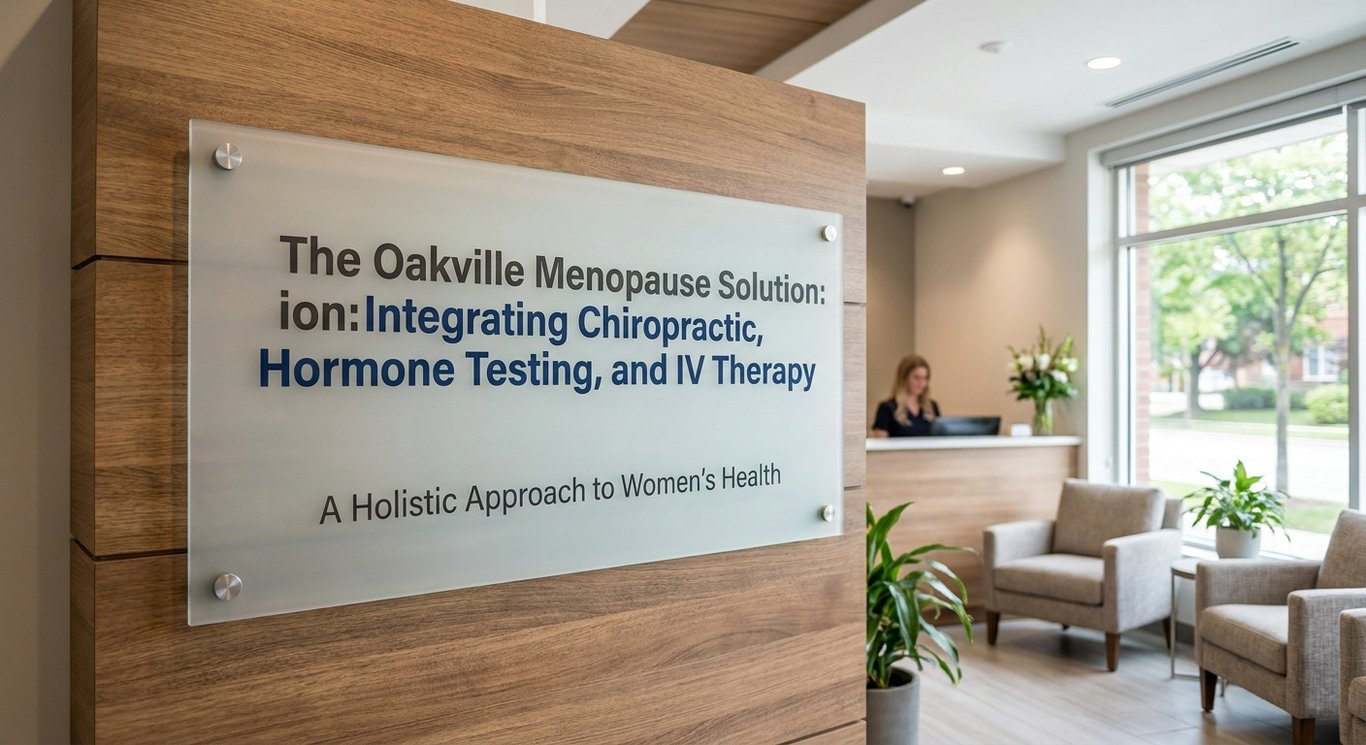 The Oakville Menopause Solution: Integrating Chiropractic, Hormone Testing, and IV Therapy