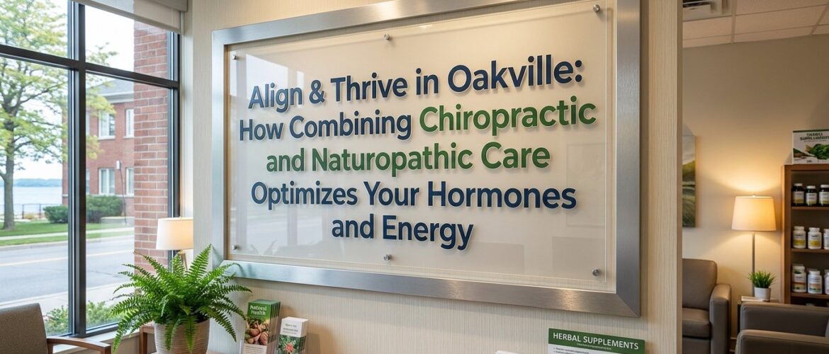 Align & Thrive in Oakville: How Combining Chiropractic and Naturopathic Care Optimizes Your Hormones and Energy