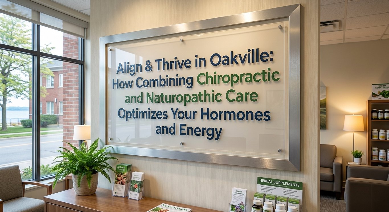 Align & Thrive in Oakville: How Combining Chiropractic and Naturopathic Care Optimizes Your Hormones and Energy