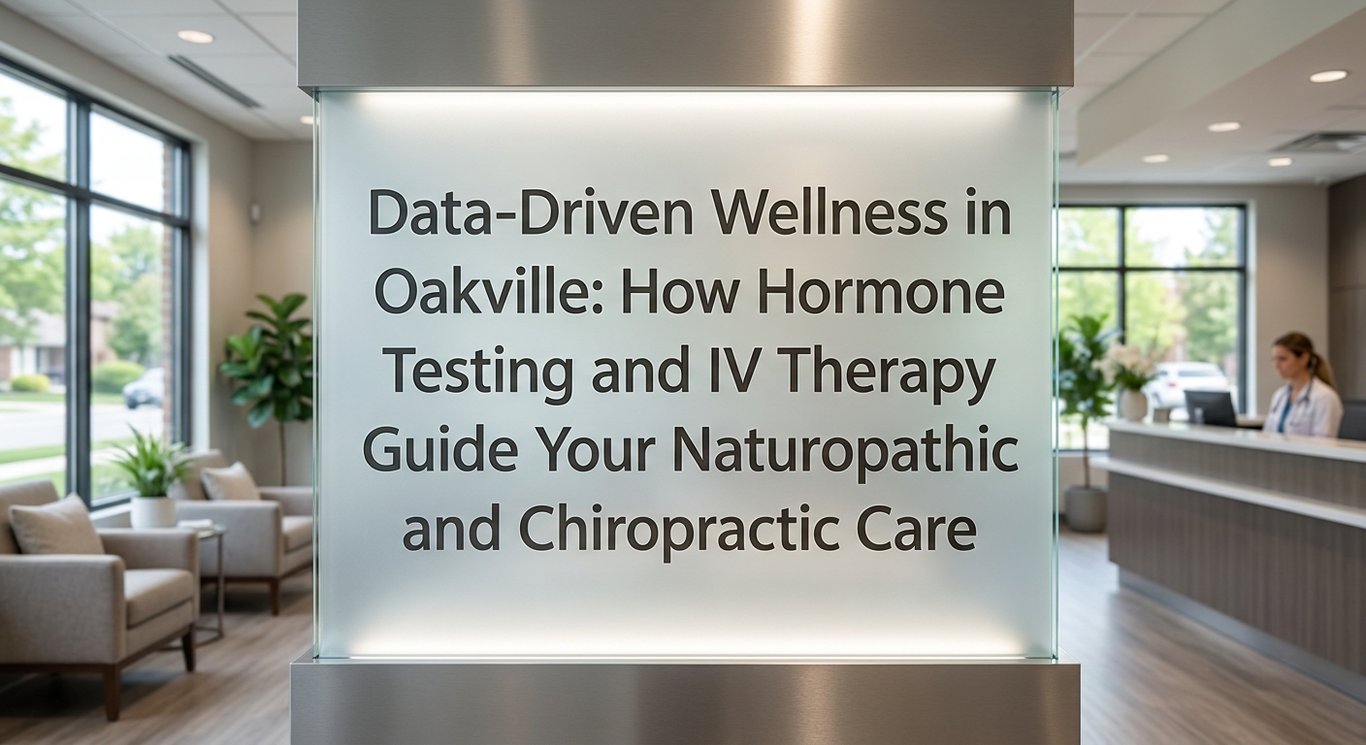 Data-Driven Wellness in Oakville: How Hormone Testing and IV Therapy Guide Your Naturopathic and Chiropractic Care